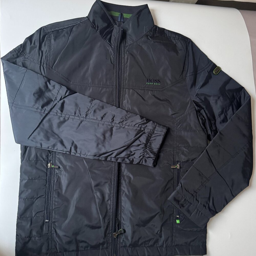 BOSS Hugo Boss Men’s Lightweight Jacket Size L Navy Blue coat